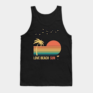 Love Beach Sun Summer Tank Top